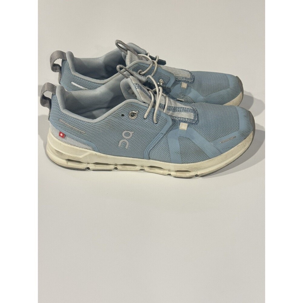 On Running Shoes Youth Size 3.5 Blue Mesh CloudTec Athletic Sneakers Gym Sports